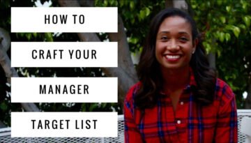 How To Make Your Manager Target List | Workshop Guru