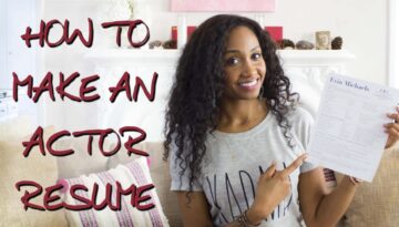 How To Make An Actor Resume | Acting Resource Guru