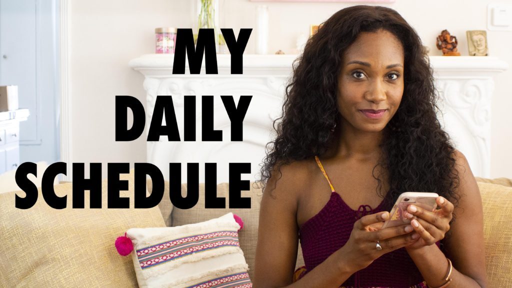 Ajarae Coleman's Daily Schedule | Acting Resource Guru #GetStuffDone